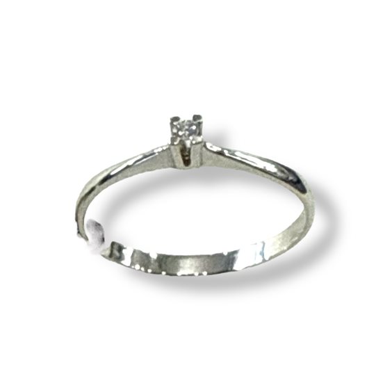 Ring Gianni Pace Woman Gianni Pace in White Gold Diamante 0.03 Ct GPGSL4 - GPGSL4